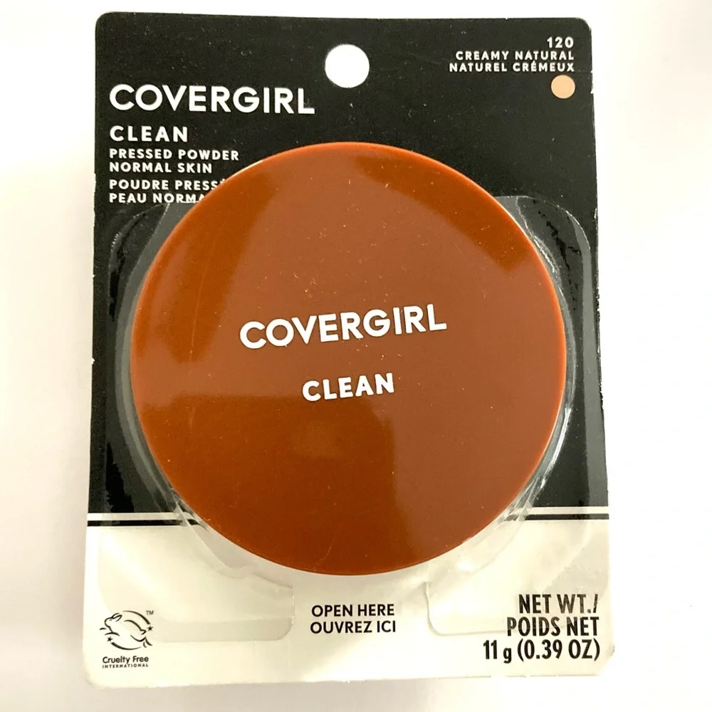 NEW 130 CoverGirl Clean Pressed Powder Compact, Classic Beige [130], 0.39oz